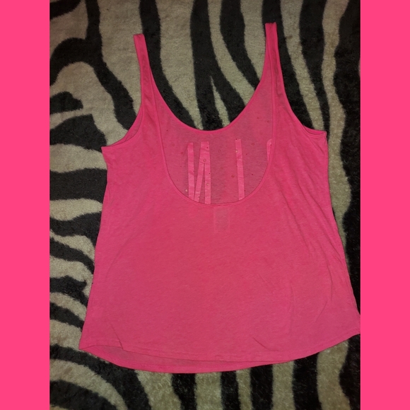 Victorias Secret PINK rhinestone tank top - Picture 3 of 4